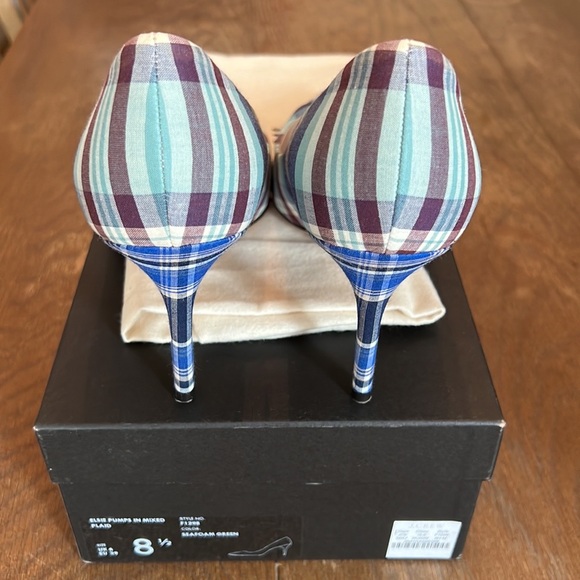 J. Crew Elise pumps in mixed plaid - Picture 3 of 4
